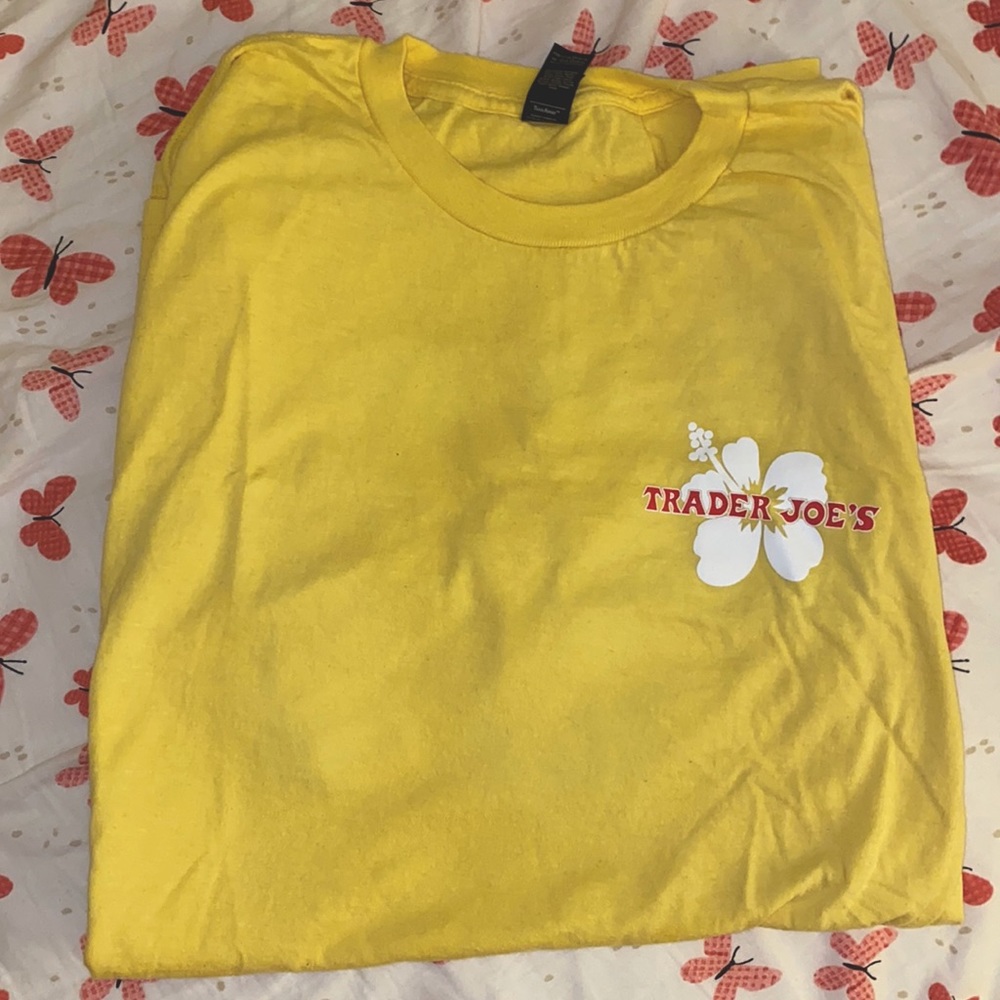 Yellow Trader Joe’s T-Shirt Large